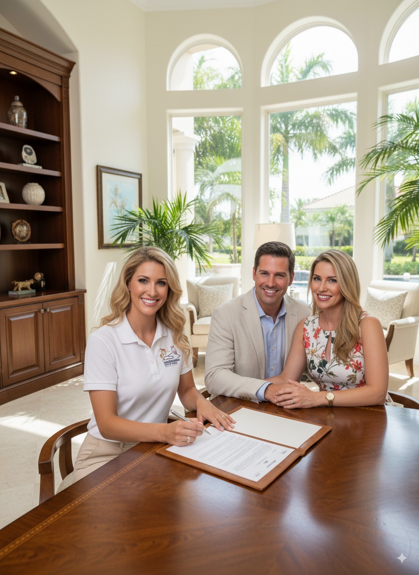 Sales meeting new home